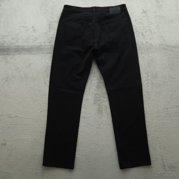 Adriano Goldschmied Jeans Mens Size 33x34 Black Protege Straight Stretch Denim - Picture 10 of 16